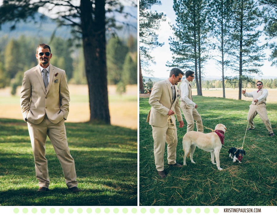 Lindsay and Paul's Autumn Double Arrow Lodge Wedding in Seeley Lake, Montana -  Photos by Kristine Paulsen Photography