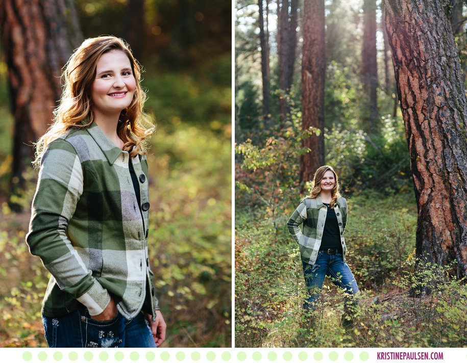 Kaeleigh :: Missoula Montana Senior Pictures In The Forest - Kristine  Paulsen Photography :: The Blog