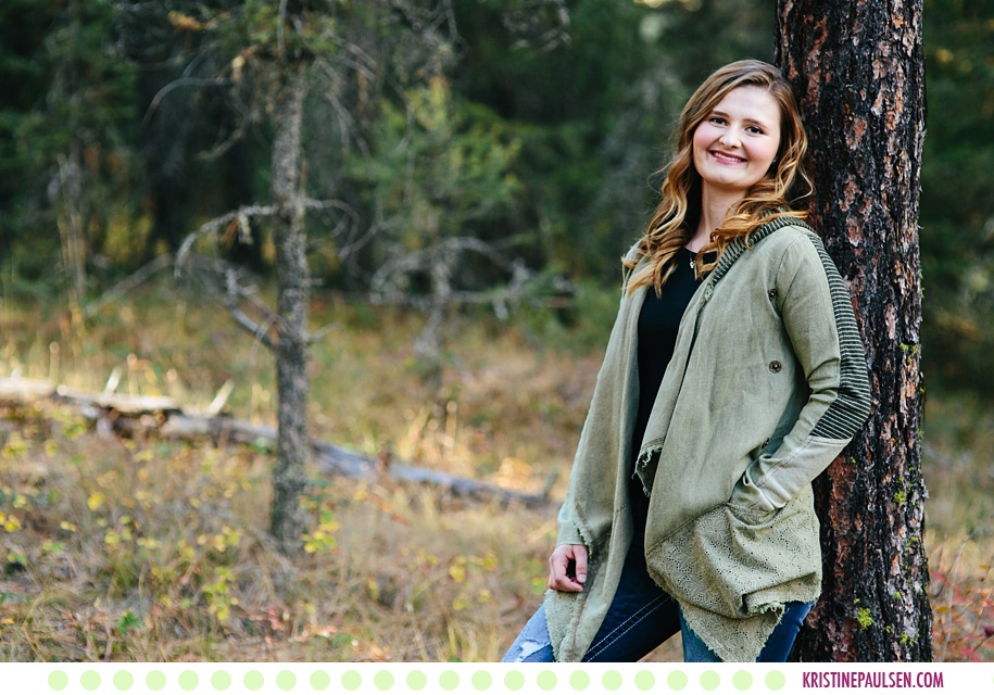 Kaeleigh :: Missoula Montana Senior Pictures in the Forest - Kristine ...