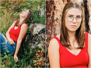 Landon :: Missoula senior photos in the forest - Photos by Kristine Paulsen Photography