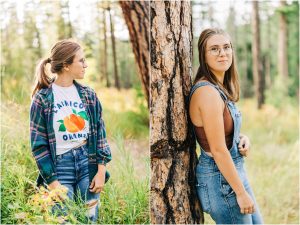 Landon :: Missoula senior photos in the forest - Photos by Kristine Paulsen Photography