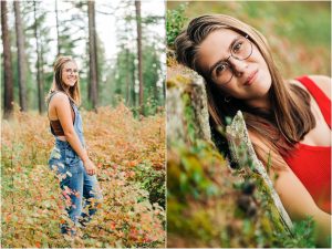 Landon :: Missoula senior photos in the forest - Photos by Kristine Paulsen Photography