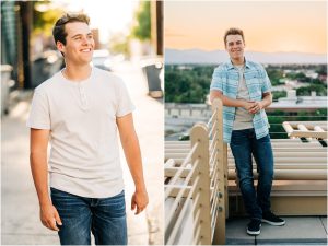 Levi :: Downtown Missoula Montana senior photos - Photos by Kristine Paulsen Photography