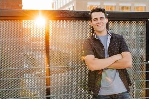 Levi :: Downtown Missoula Montana senior photos - Photos by Kristine Paulsen Photography