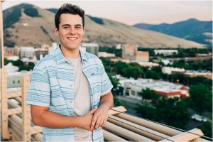 Levi :: Downtown Missoula Montana senior photos - Photos by Kristine Paulsen Photography